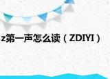 z第一声怎么读（ZDIYI）