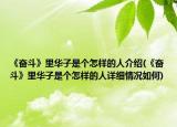 《奋斗》里华子是个怎样的人介绍(《奋斗》里华子是个怎样的人详细情况如何)