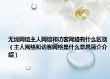 无线网络主人网络和访客网络有什么区别（主人网络和访客网络是什么意思简介介绍）