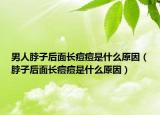 男人脖子后面长痘痘是什么原因（脖子后面长痘痘是什么原因）