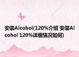安装Alcohol(120%介绍 安装Alcohol 120%详细情况如何)
