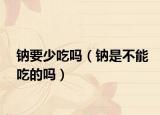 钠要少吃吗（钠是不能吃的吗）
