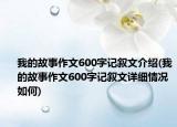 我的故事作文600字记叙文介绍(我的故事作文600字记叙文详细情况如何)