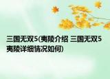 三国无双5(夷陵介绍 三国无双5 夷陵详细情况如何)