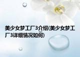 美少女梦工厂3介绍(美少女梦工厂3详细情况如何)