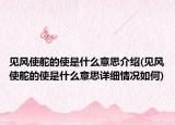 见风使舵的使是什么意思介绍(见风使舵的使是什么意思详细情况如何)