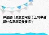 冲浪是什么意思网络（上网冲浪是什么意思简介介绍）