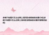求教只有图片怎么在网上找同款或相似的衣服介绍(求教只有图片怎么在网上找同款或相似的衣服详细情况如何)