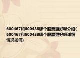 600467和600438哪个股票更好呀介绍(600467和600438哪个股票更好呀详细情况如何)