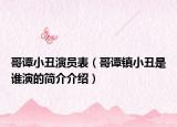 哥谭小丑演员表（哥谭镇小丑是谁演的简介介绍）