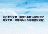 光之美少女第一部原名叫什么介绍(光之美少女第一部原名叫什么详细情况如何)