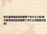现在最烧钱的游戏是哪个为什么介绍(现在最烧钱的游戏是哪个为什么详细情况如何)