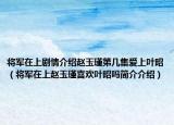 将军在上剧情介绍赵玉瑾第几集爱上叶昭（将军在上赵玉瑾喜欢叶昭吗简介介绍）