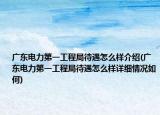 广东电力第一工程局待遇怎么样介绍(广东电力第一工程局待遇怎么样详细情况如何)