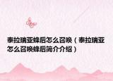 泰拉瑞亚蜂后怎么召唤（泰拉瑞亚怎么召唤蜂后简介介绍）