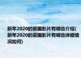 新年2020的爱国影片有哪些介绍(新年2020的爱国影片有哪些详细情况如何)