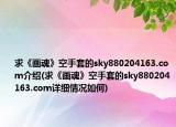 求《画魂》空手套的sky880204163.com介绍(求《画魂》空手套的sky880204163.com详细情况如何)