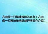 方向盘一打就吱吱响怎么办（方向盘一打就吱吱响还能开吗简介介绍）