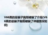 V66真的是骗子我刚被骗了介绍(V66真的是骗子我刚被骗了详细情况如何)