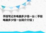 手提笔记本电脑多少钱一台（手提电脑多少钱一台简介介绍）