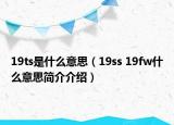 19ts是什么意思（19ss 19fw什么意思简介介绍）