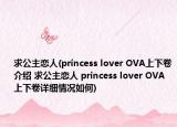 求公主恋人(princess lover OVA上下卷介绍 求公主恋人 princess lover OVA上下卷详细情况如何)