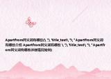 Apartfrom同义词有哪些(