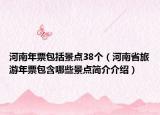 河南年票包括景点38个（河南省旅游年票包含哪些景点简介介绍）