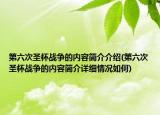 第六次圣杯战争的内容简介介绍(第六次圣杯战争的内容简介详细情况如何)