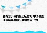 爱奇艺小芽贷会上征信吗 申请会查征信吗具体情况详细内容介绍