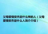 父母爱情安杰是什么样的人（父母爱情安杰是什么人简介介绍）