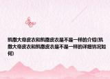 凯撒大帝皮衣和凯撒皮衣是不是一样的介绍(凯撒大帝皮衣和凯撒皮衣是不是一样的详细情况如何)