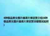 6种极品美女图片值得大家欣赏介绍(6种极品美女图片值得大家欣赏详细情况如何)