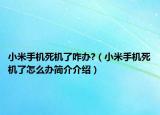 小米手机死机了咋办?（小米手机死机了怎么办简介介绍）