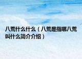 八荒什么什么（八荒是指哪八荒叫什么简介介绍）