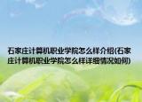 石家庄计算机职业学院怎么样介绍(石家庄计算机职业学院怎么样详细情况如何)