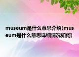 museum是什么意思介绍(museum是什么意思详细情况如何)