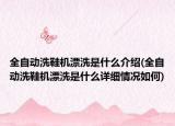 全自动洗鞋机漂洗是什么介绍(全自动洗鞋机漂洗是什么详细情况如何)