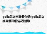 golla怎么辨真假介绍(golla怎么辨真假详细情况如何)