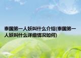 泰国第一人妖叫什么介绍(泰国第一人妖叫什么详细情况如何)