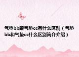 气垫bb跟气垫cc有什么区别（气垫bb和气垫cc什么区别简介介绍）