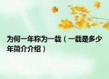 为何一年称为一载（一载是多少年简介介绍）