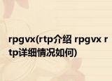 rpgvx(rtp介绍 rpgvx rtp详细情况如何)