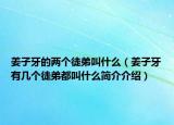 姜子牙的两个徒弟叫什么（姜子牙有几个徒弟都叫什么简介介绍）