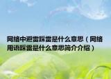 网络中避雷踩雷是什么意思（网络用语踩雷是什么意思简介介绍）