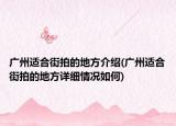 广州适合街拍的地方介绍(广州适合街拍的地方详细情况如何)