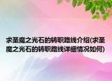 求圣魔之光石的转职路线介绍(求圣魔之光石的转职路线详细情况如何)