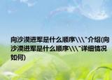 向沙漠进军是什么顺序\