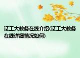 辽工大教务在线介绍(辽工大教务在线详细情况如何)