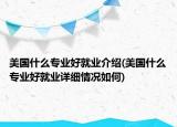美国什么专业好就业介绍(美国什么专业好就业详细情况如何)